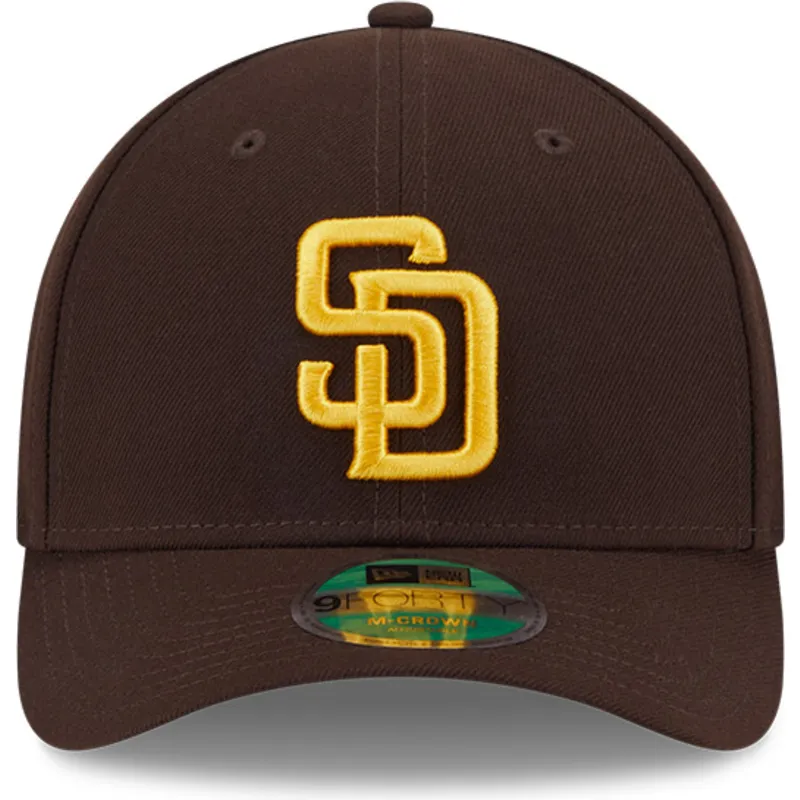 san-diego-padres-mlb-new-era-9forty-m-crown-player-replica-brun-buet-snapback-kasket