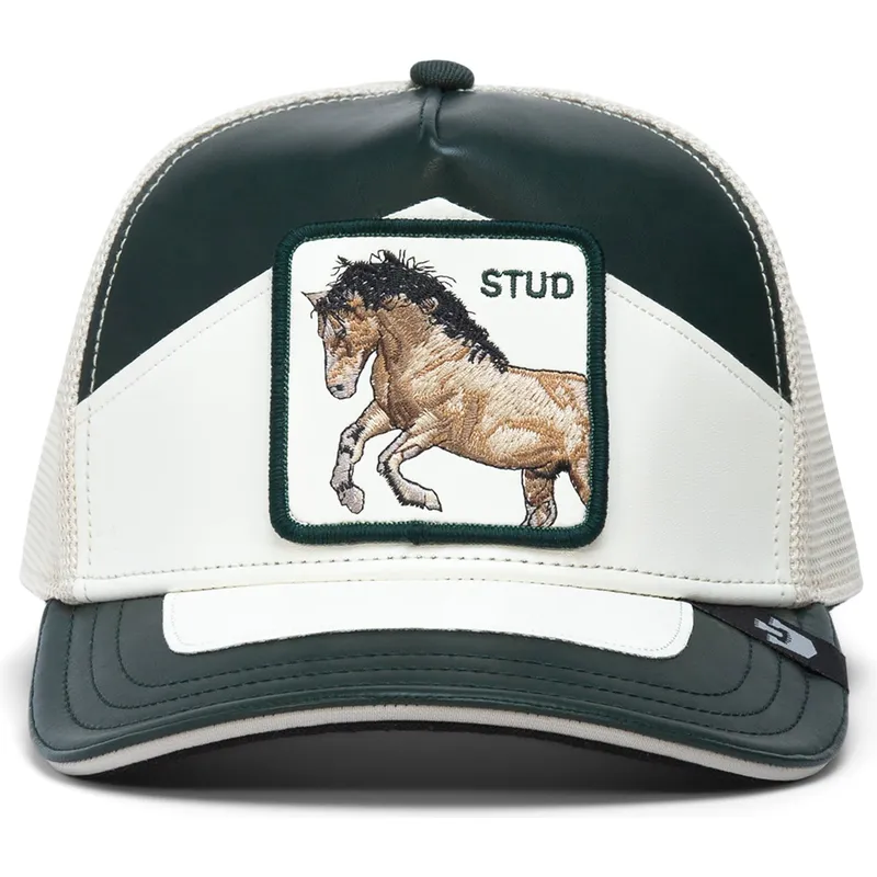 trucker-kasket-sort-og-hvid-hest-moto-lamba-stud-the-farm-fra-goorin-bros