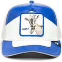 trucker-kasket-bla-og-hvid-ged-moto-lamba-goat-the-farm-fra-goorin-bros