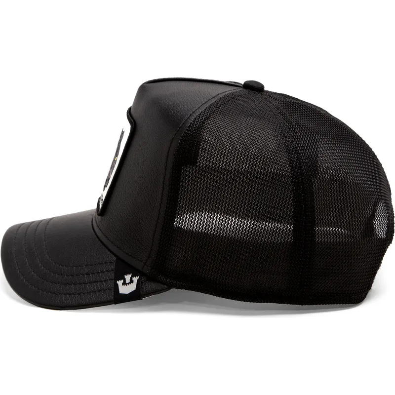 shapka-izvita-traker-cherna-snapbek-shleather-panther-the-farm-ot-goorin-bros