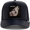 trucker-cap-marineblau-wolf-lone-shleather-wolf-the-farm-von-goorin-bros