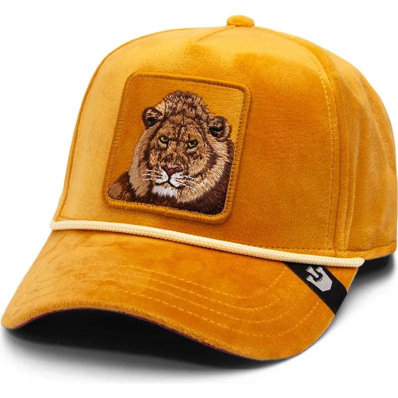 shapka-izvita-zhlt-snapbek-lion-royalty-the-farm-ot-goorin-bros