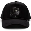 schwarze-snapback-cap-mit-gebogenem-schirm-panther-panther-royalty-the-farm-von-goorin-bros