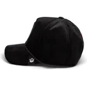 schwarze-snapback-cap-mit-gebogenem-schirm-panther-panther-royalty-the-farm-von-goorin-bros