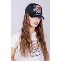 casquette-trucker-noire-love-kills-slowly-ed-hardy