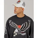 shapka-izvita-traker-byala-snapbek-love-kills-slowly-ot-ed-hardy