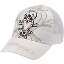 casquette-trucker-blanche-death-before-ed-hardy