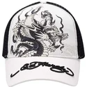shapka-izvita-traker-byala-snapbek-mono-giant-ot-ed-hardy