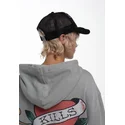 shapka-izvita-traker-cherna-snapbek-duo-black-snake-ot-ed-hardy