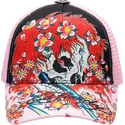 shapka-izvita-traker-roza-snapbek-ghost-ot-ed-hardy
