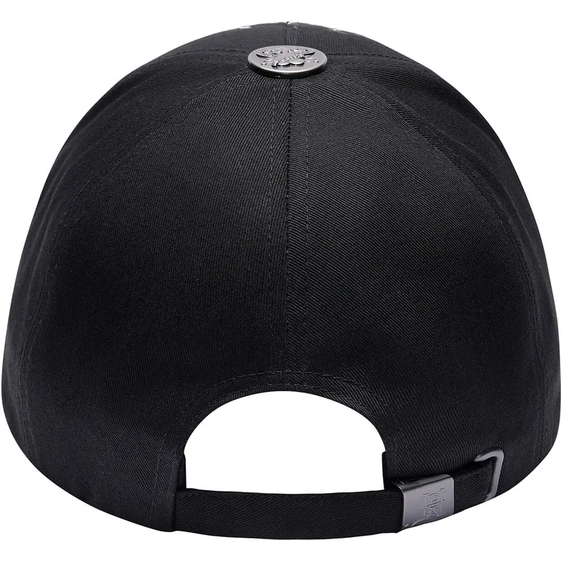 sort-justerbar-kasket-med-buet-skygge-skull-chopper-fra-ed-hardy