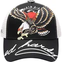 trucker-cap-schwarz-und-weiss-soaring-eagle-von-ed-hardy