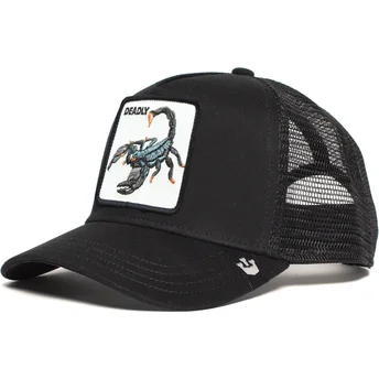 Trucker-Cap schwarz Skorpion Deadly The Deadliest Scorpion The Farm von Goorin Bros.