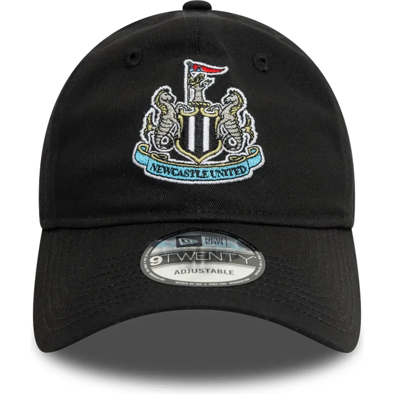 sort-justerbar-curved-kasket-9twenty-core-fra-newcastle-united-football-club-premier-league-fra-new-era