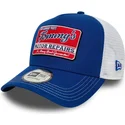 blaue-und-weisse-trucker-kappe-9forty-a-frame-vintage-von-motor-repairs-von-new-era