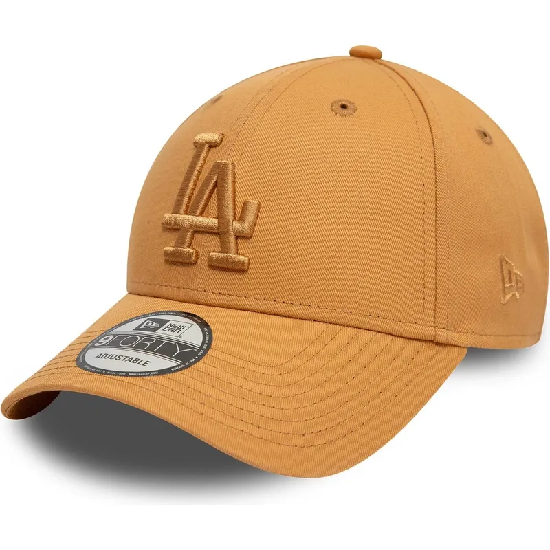 shapka-izvita-kafyav-reguliruem-9forty-league-essential-na-los-angeles-dodgers-mlb-ot-new-era