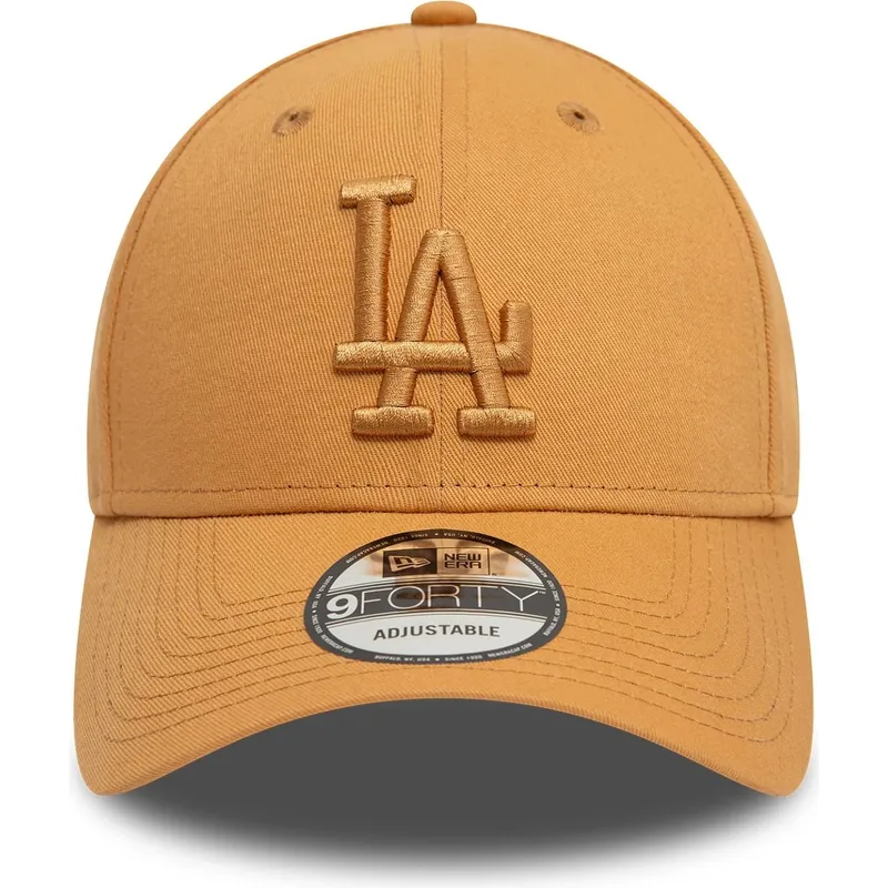 shapka-izvita-kafyav-reguliruem-9forty-league-essential-na-los-angeles-dodgers-mlb-ot-new-era