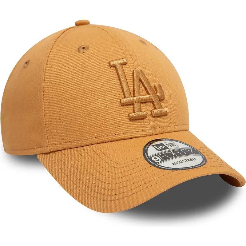 shapka-izvita-kafyav-reguliruem-9forty-league-essential-na-los-angeles-dodgers-mlb-ot-new-era
