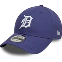 shapka-izvita-violetka-reguliruem-9forty-league-essential-na-detroit-tigers-mlb-ot-new-era