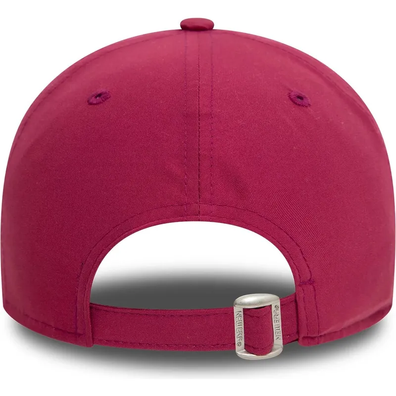 rote-verstellbare-curved-cap-9forty-flawless-der-los-angeles-dodgers-mlb-von-new-era