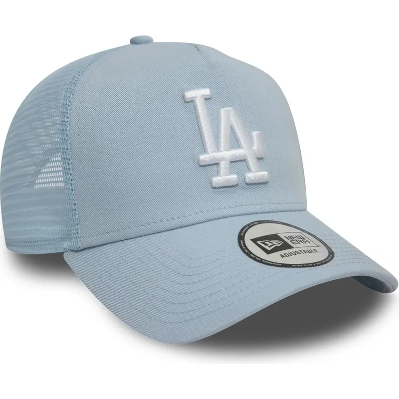 9forty-a-frame-league-essential-los-angeles-dodgers-mlb-trucker-cap-in-hellblau-von-new-era