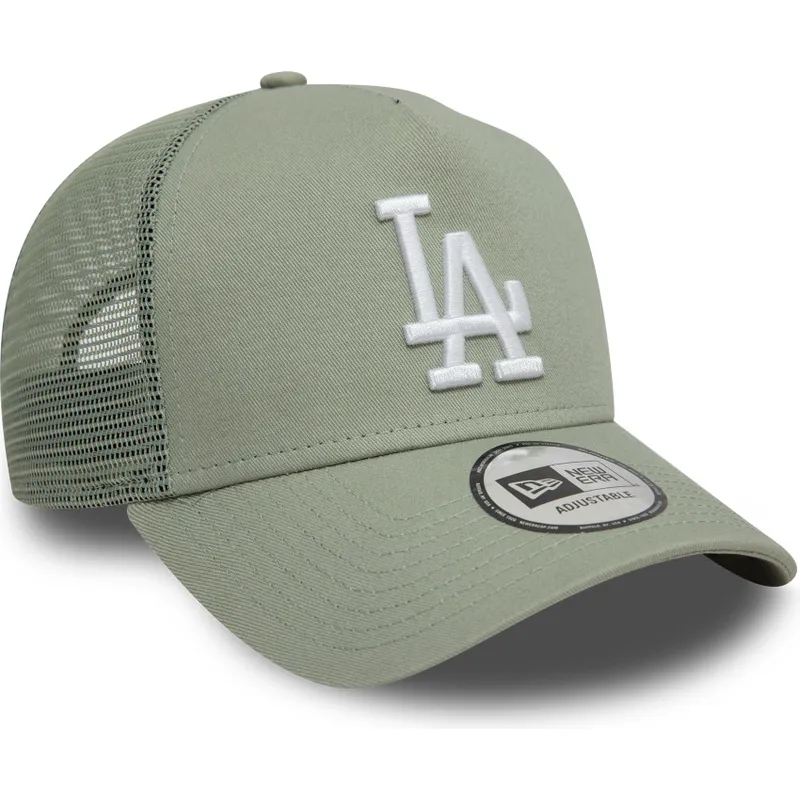 hellgrune-9forty-a-frame-league-essential-trucker-cap-der-los-angeles-dodgers-mlb-von-new-era