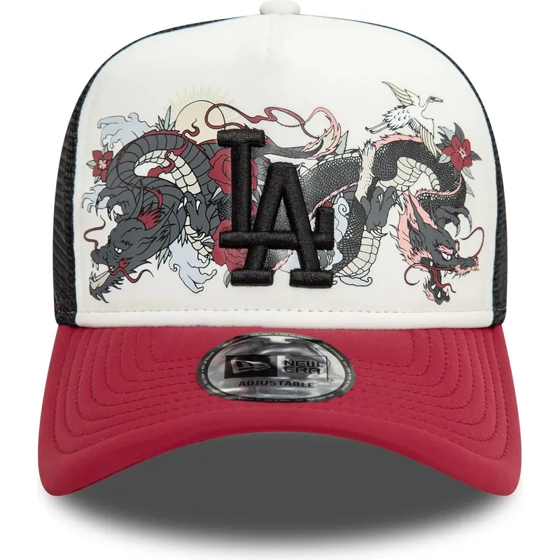 shapka-izvita-traker-mnogocveten-snapbek-9forty-a-frame-graphic-na-los-angeles-dodgers-mlb-ot-new-era