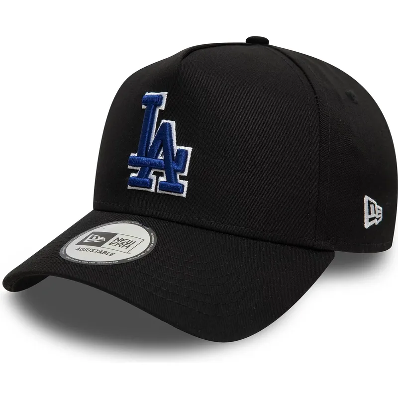 shapka-izvita-cherna-snapbek-9forty-a-frame-world-series-patch-na-los-angeles-dodgers-mlb-ot-new-era