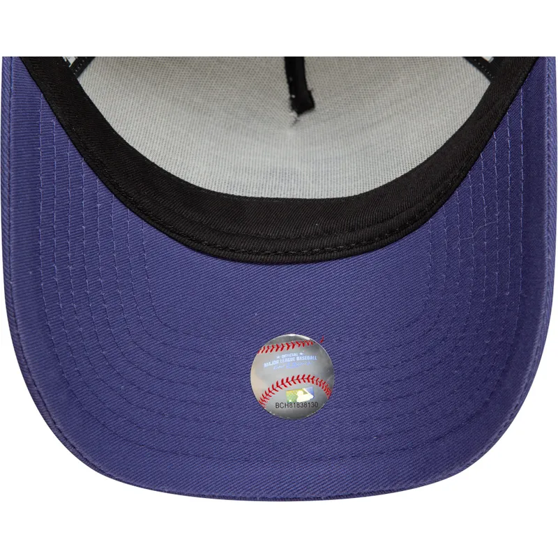 shapka-izvita-violetka-snapbek-9forty-a-frame-world-series-patch-na-los-angeles-dodgers-mlb-ot-new-era