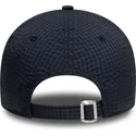 marinebla-justerbar-9forty-seersucker-kasket-fra-new-york-yankees-mlb-fra-new-era