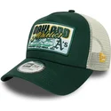 shapka-izvita-traker-zelena-snapbek-9forty-a-frame-patch-na-oakland-athletics-mlb-ot-new-era