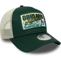shapka-izvita-traker-zelena-snapbek-9forty-a-frame-patch-na-oakland-athletics-mlb-ot-new-era