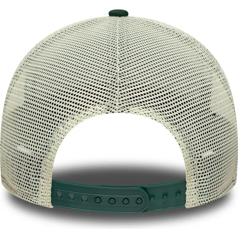 shapka-izvita-traker-zelena-snapbek-9forty-a-frame-patch-na-oakland-athletics-mlb-ot-new-era