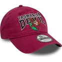 shapka-izvita-chervena-reguliruem-9twenty-washed-na-tasmania-looney-tunes-ot-new-era