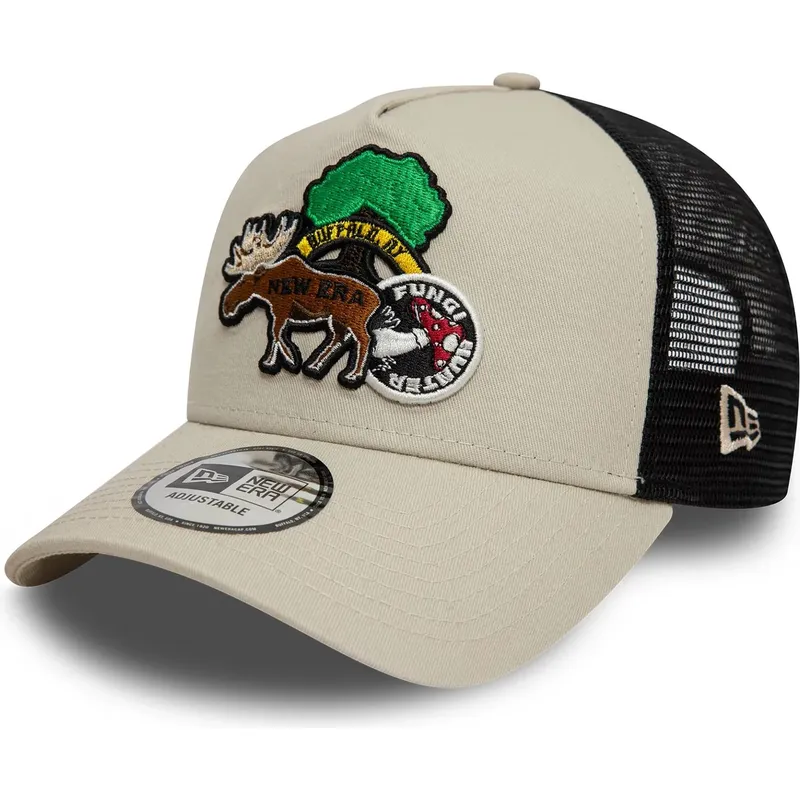 shapka-izvita-traker-cherna-snapbek-9forty-a-frame-outdoor-patch-ot-new-era