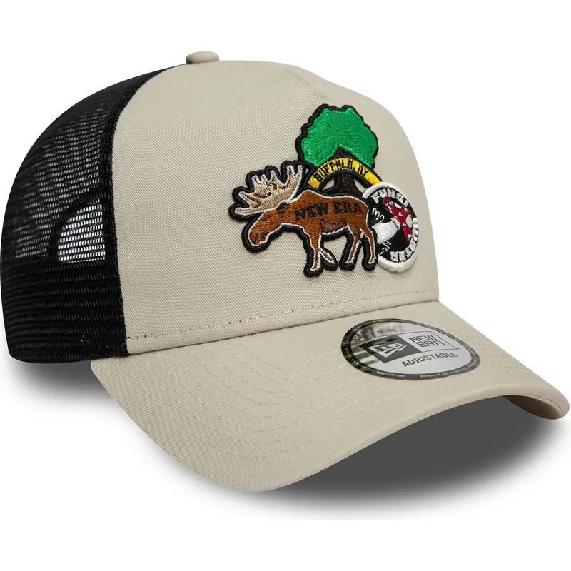 shapka-izvita-traker-cherna-snapbek-9forty-a-frame-outdoor-patch-ot-new-era