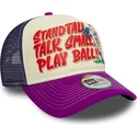 gorra-trucker-beige-und-violett-9forty-a-frame-graphic-von-stand-tall-talk-small-play-ball-von-new-era