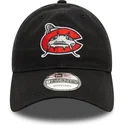shapka-izvita-cherna-reguliruem-9twenty-na-carolina-mudcats-milb-ot-new-era