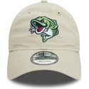 shapka-izvita-bezhov-reguliruem-9twenty-na-gwinnett-stripers-milb-ot-new-era