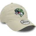 shapka-izvita-bezhov-reguliruem-9twenty-na-gwinnett-stripers-milb-ot-new-era