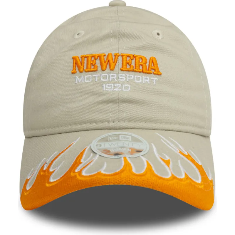 shapka-izvita-bezhov-reguliruem-9twenty-flame-visor-ot-new-era shapka-izvita-bezhov-reguliruem-9twenty-flame-visor-ot-new-era