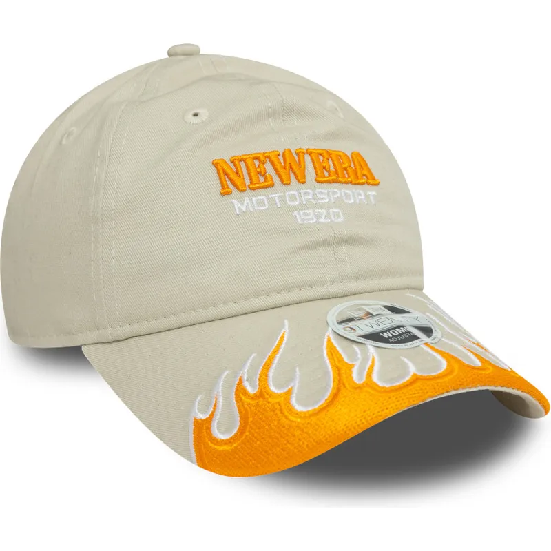 shapka-izvita-bezhov-reguliruem-9twenty-flame-visor-ot-new-era shapka-izvita-bezhov-reguliruem-9twenty-flame-visor-ot-new-era