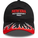 shapka-izvita-cherna-reguliruema-9twenty-flame-visor-ot-new-era