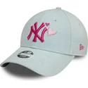 shapka-izvita-sinya-reguliruem-rosa-9forty-denim-icon-heart-na-new-york-yankees-mlb-ot-new-era