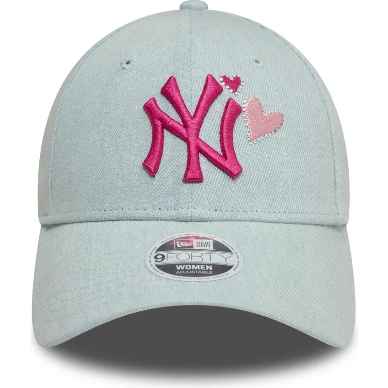 shapka-izvita-sinya-reguliruem-rosa-9forty-denim-icon-heart-na-new-york-yankees-mlb-ot-new-era