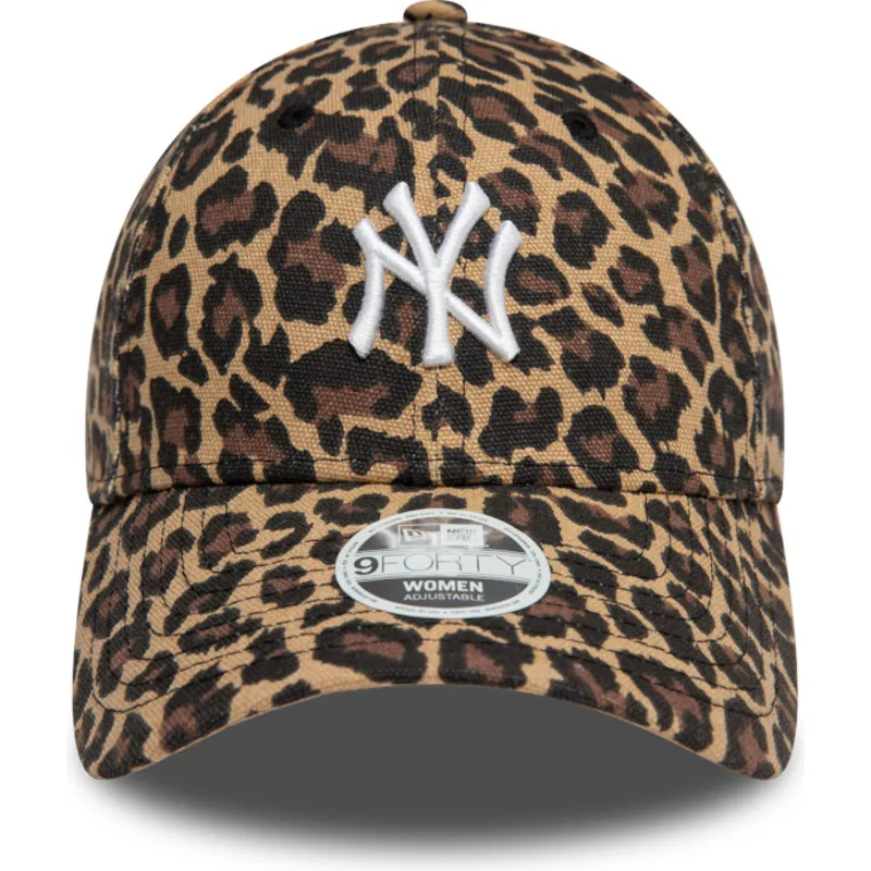 shapka-izvita-leopard-reguliruem-9forty-na-new-york-yankees-mlb-ot-new-era