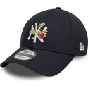 marinebla-buet-kasket-9forty-fruit-icon-fra-new-york-yankees-mlb-fra-new-era