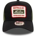 schwarze-und-grune-9forty-a-frame-patch-trucker-kappe-von-new-era