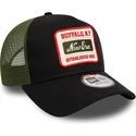 schwarze-und-grune-9forty-a-frame-patch-trucker-kappe-von-new-era