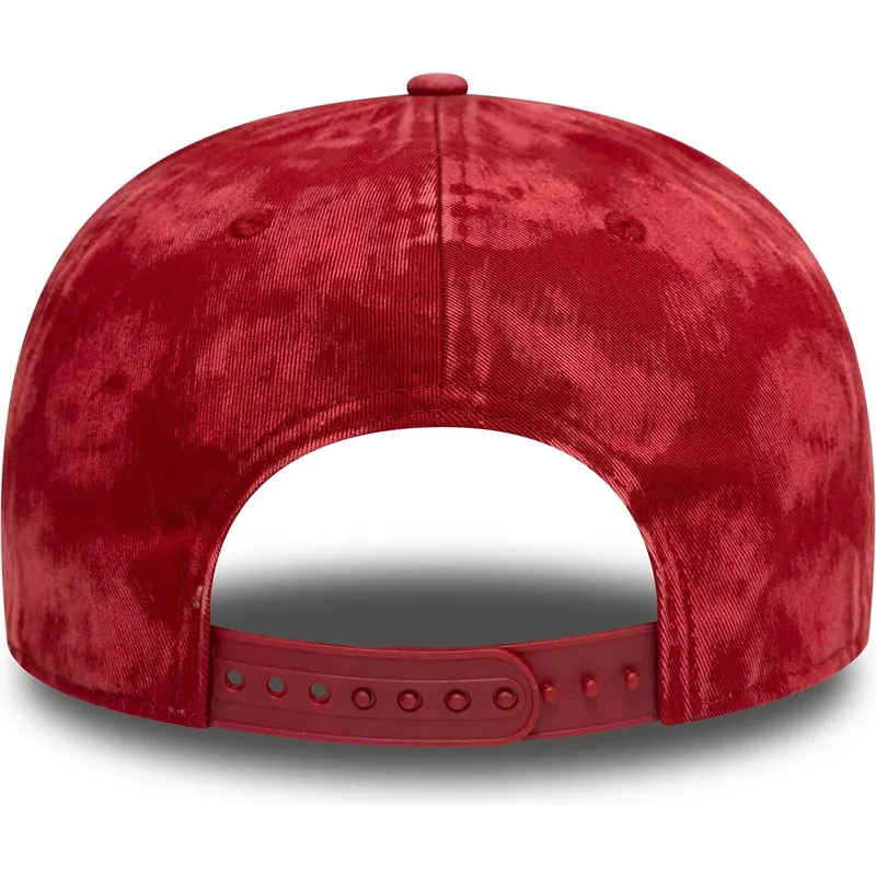 new-era-ploska-kozirka-9fifty-tie-dye-associazione-sportiva-roma-serie-a-chervena-shapka-s-tik-tak-zakopchavane